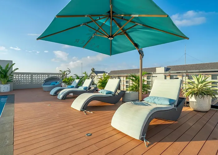 アパート Aster - Stylish Loft With Rooftop Pool & Sauna *